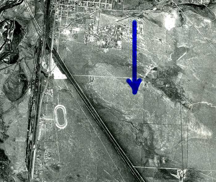 Laramie CAA Site 37 Field, Aerial View, 1947 – Air Traffic Control History