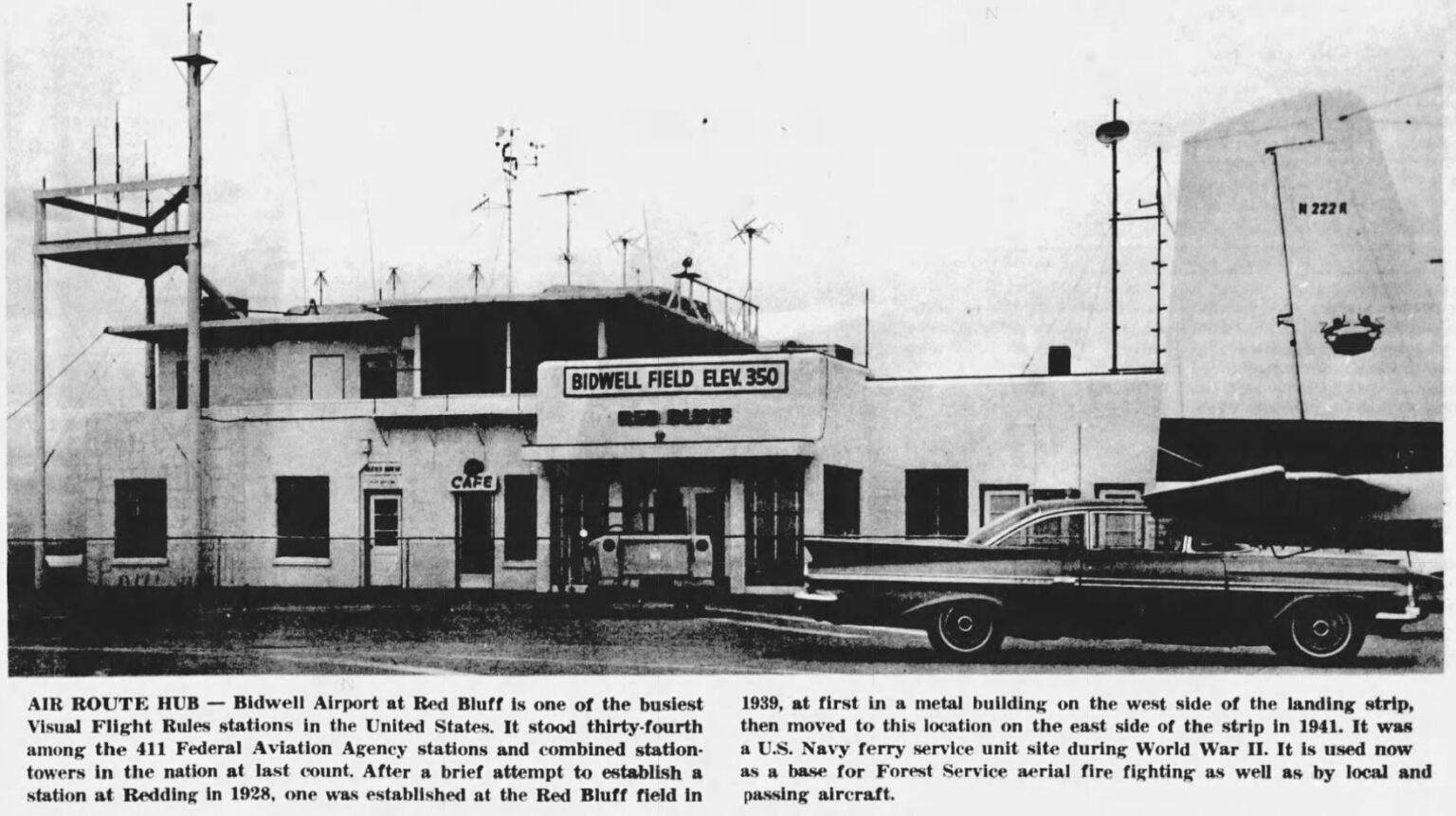 Red Bluff Fss, California 1960 Or Later – Air Traffic Control History